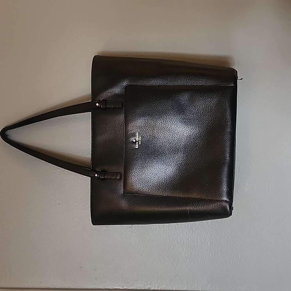 Kate Spade Grand Street Sadie Black Large Leather Tote 13" L X 13" W